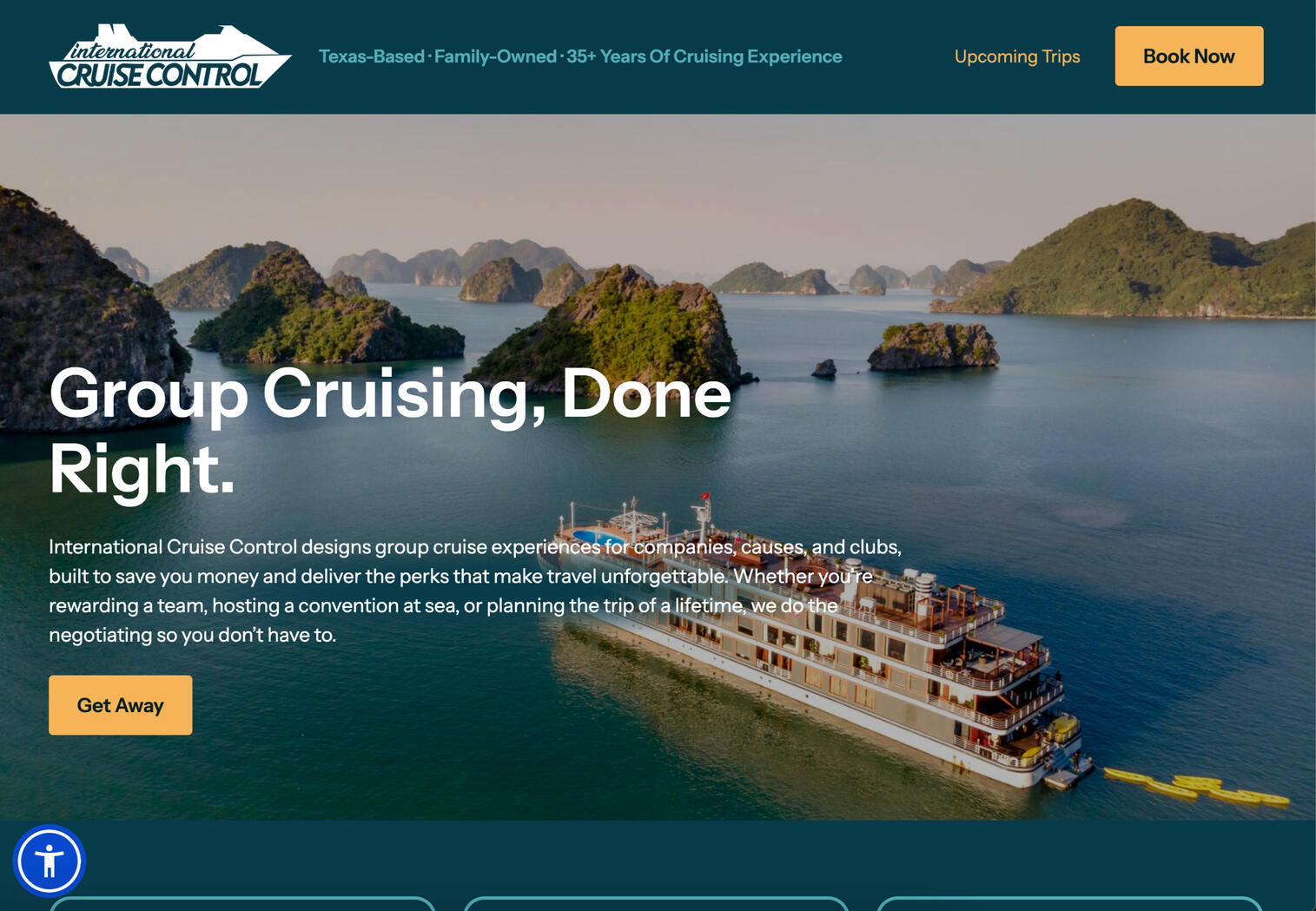 International Cruise Control Website Screenshot
