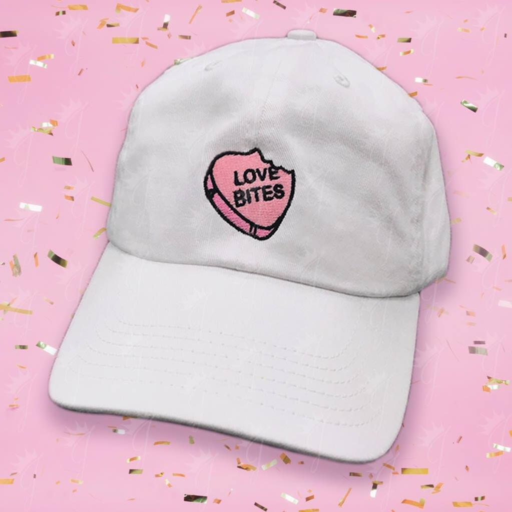 Love Bites Embroidered Hat for Avenue J